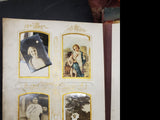 VTG ORNATE GORGEOUS PHOTO ALBUM WITH STAND, MIRROR & PICTURES FROM 1907-UNIQUE!!