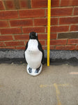 Vtg Union Products Penguin Blow Mold Christmas Winter Lawn Decor 19" tall