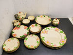 Vtg Franciscan Made in California Desert Rose 26 Piece Ceramics Set Circa 1950's