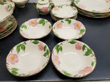 Vtg Franciscan Made in California Desert Rose 26 Piece Ceramics Set Circa 1950's