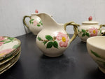 Vtg Franciscan Made in California Desert Rose 26 Piece Ceramics Set Circa 1950's