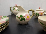 Vtg Franciscan Made in California Desert Rose 26 Piece Ceramics Set Circa 1950's