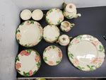 Vtg Franciscan Made in California Desert Rose 26 Piece Ceramics Set Circa 1950's