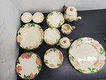 Vtg Franciscan Made in California Desert Rose 26 Piece Ceramics Set Circa 1950's