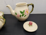 Vtg Franciscan Made in California Desert Rose 26 Piece Ceramics Set Circa 1950's