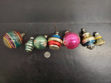 Vtg Lot of 7 Christmas Tree Ornaments Including Shiny Brite & Polish, Austrian