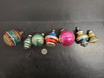 Vtg Lot of 7 Christmas Tree Ornaments Including Shiny Brite & Polish, Austrian