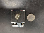 Vintage Kassin Made in Japan Ruby Eyed Stallion Horse Refillable Lighter