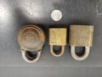 Antique/Vintage Collection Featuring 3 Yale Padlocks-No Keys Included