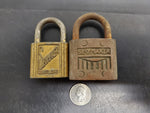 Antique/Vintage Collection of 2 Slaymaker Padlocks-Keys not Included-Gorgeous