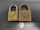 Antique/Vintage Collection of 2 Slaymaker Padlocks-Keys not Included-Gorgeous