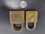 Antique/Vintage Collection of 2 Slaymaker Padlocks-Keys not Included-Gorgeous