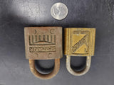 Antique/Vintage Collection of 2 Slaymaker Padlocks-Keys not Included-Gorgeous