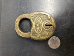 Antique/Vintage Gorgeous Simmons Brass Padlock-No Key Included