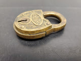 Antique/Vintage Gorgeous Simmons Brass Padlock-No Key Included