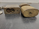 Vintage/Antique Lot of 3 US padlocks & 1 American series 200 Hardened padlock