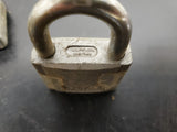 Vintage Lot of 3 Padlocks-Taylor, Segal and Chicago Lock Co.-Keys not included.