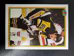 Bowman 1990 The Topps Company Pittsburgh Penguins Mario Lemieux Card #204 Center