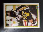 Bowman 1990 The Topps Company Pittsburgh Penguins Mario Lemieux Card #204 Center