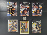 6 Mario Lemieux Trading Cards from '90-'96 Featuring The Bowman Hat Trick Card!!