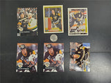 6 Mario Lemieux Trading Cards from '90-'96 Featuring The Bowman Hat Trick Card!!