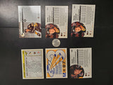 6 Mario Lemieux Trading Cards from '90-'96 Featuring The Bowman Hat Trick Card!!