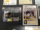 11 Penguins Hockey Trading Cards Ranging From "90 to '97-Good Condition.