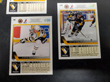 11 Penguins Hockey Trading Cards Ranging From "90 to '97-Good Condition.