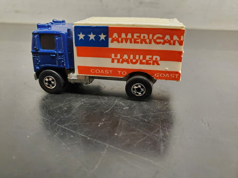 Hot Wheels Mattel 1973 Made in HK-American Hauler-Coast to Coast