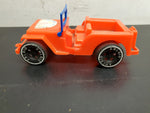 Vintage Amloid Toy Plastic Jeep Model Truck Red 7.5 inches