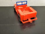 Vintage Amloid Toy Plastic Jeep Model Truck Red 7.5 inches