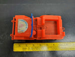 Vintage Amloid Toy Plastic Jeep Model Truck Red 7.5 inches