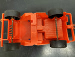 Vintage Amloid Toy Plastic Jeep Model Truck Red 7.5 inches