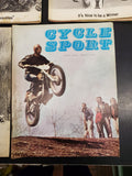 5 Vtg Cycle Sport Magazines 1966 Japanese Motocross Portuguese Racing-Mega Rare