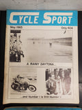 4 Vtg Cycle Sport Magazines From 1965-Daytona Laconia Old Scramblers Trophy Time