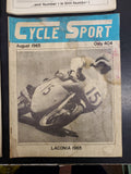 4 Vtg Cycle Sport Magazines From 1965-Daytona Laconia Old Scramblers Trophy Time