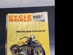 9 Vintage Cycle World Magazines Ranging from 1963 to 1979-Good Condition. Rare!!