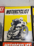 6 Vtg Motorcyclist Magazines '64-'65 Harley Davidson Sportsters Electra Glide