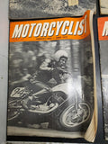 6 Vtg Motorcyclist Magazines '64-'65 Harley Davidson Sportsters Electra Glide