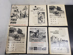 6 Vtg Motorcyclist Magazines '64-'65 Harley Davidson Sportsters Electra Glide