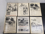 6 Vtg Motorcyclist Magazines '64-'65 Harley Davidson Sportsters Electra Glide