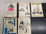 5 Vtg Floyd Clymer's Cycle Magazines 1962-Motobi Wins 1st-Norton Atlas-Simplex