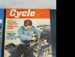 1965 6 Vtg Floyd Clymer's Cycle Magazines Motorcycle BSA norton honda kawasaki