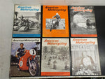 6 Vtg American Motorcycling Magazines '65-'64 Death Valley Run-Hi MountainEnduro