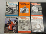 6 Vtg American Motorcycling Magazines '65-'64 Death Valley Run-Hi MountainEnduro