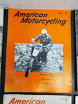 6 Vtg American Motorcycling Magazines '65-'64 Death Valley Run-Hi MountainEnduro