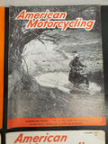 6 Vtg American Motorcycling Magazines '65-'64 Death Valley Run-Hi MountainEnduro