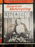 6 Vtg American Motorcycling Magazines '65-'64 Death Valley Run-Hi MountainEnduro