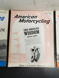 3 Vtg American Motorcycling Magazines 1966-11th Annual Death Valley Run-Norton