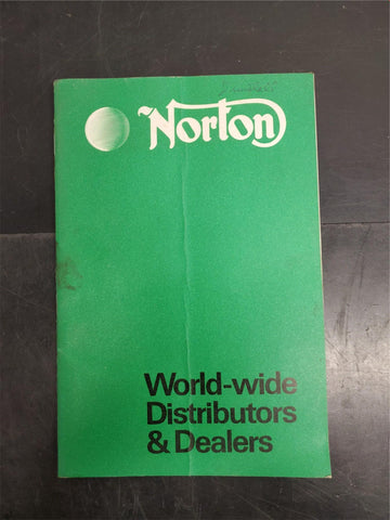 Vtg Norton Commando motorcycle World-Wide Distributors Dealers Catalog Manual